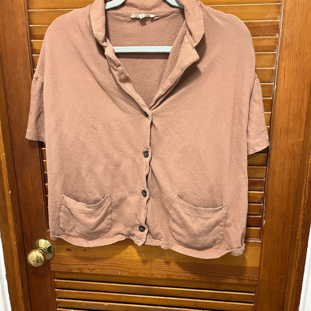 Madewell Brown Button-Down Women's Shirt
